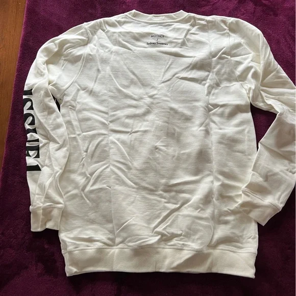 Mother Denim x Cosmopolitan Sydney Sweeney Unisex Sweatshirt Crewneck NWT - Picture 2 of 12